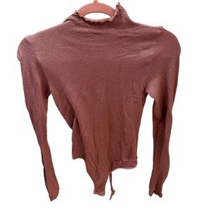 Free People Rose High Neck Bodysuit